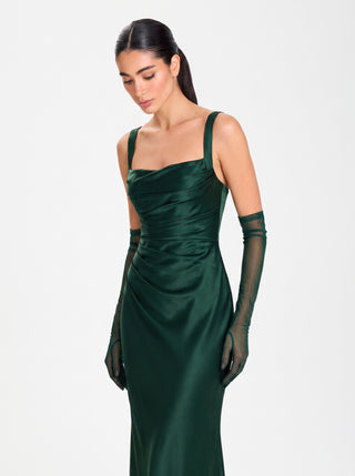 Regalia Gown – Emerald Green