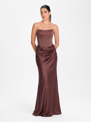 Maggie Dress – Dusty Rose