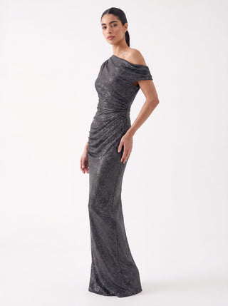 Aurex Gown – Obsidian Black