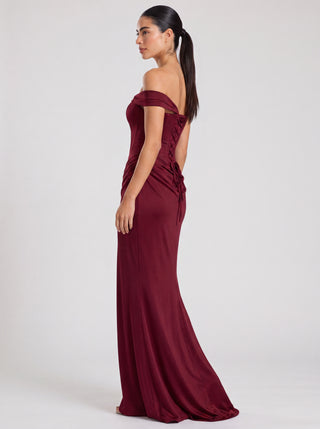 Virenza Gown – Cherry Red
