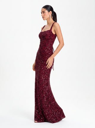 Alessia Gown – Burgundy
