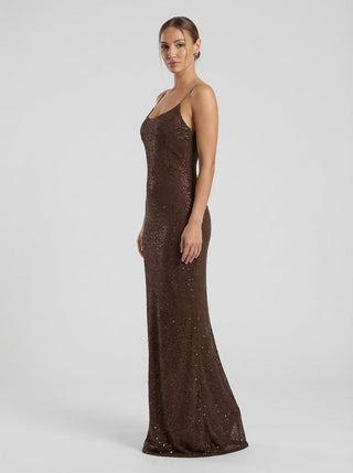 Nova Dress – Chocolate Bronze