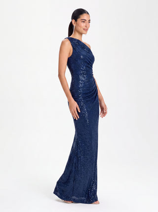 Aurex Gown – Navy Blue