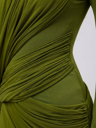 Zuri Gown – Olive Green