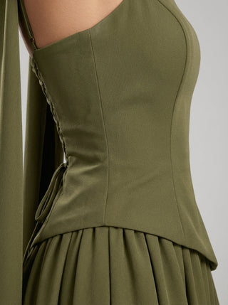 Seraphine Gown – Olive Green